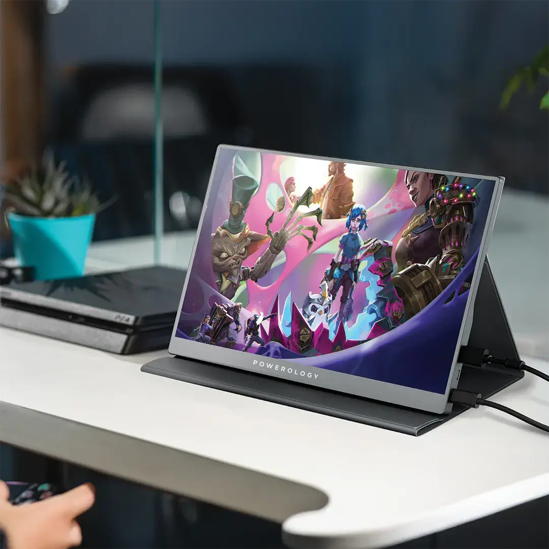 Powerology 15.6" Ultra-Slim Portable 144Hz Monitor - Image 4
