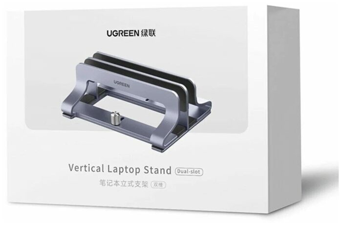 Ugreen Vertical Laptop Stand Dual-slot - Image 3