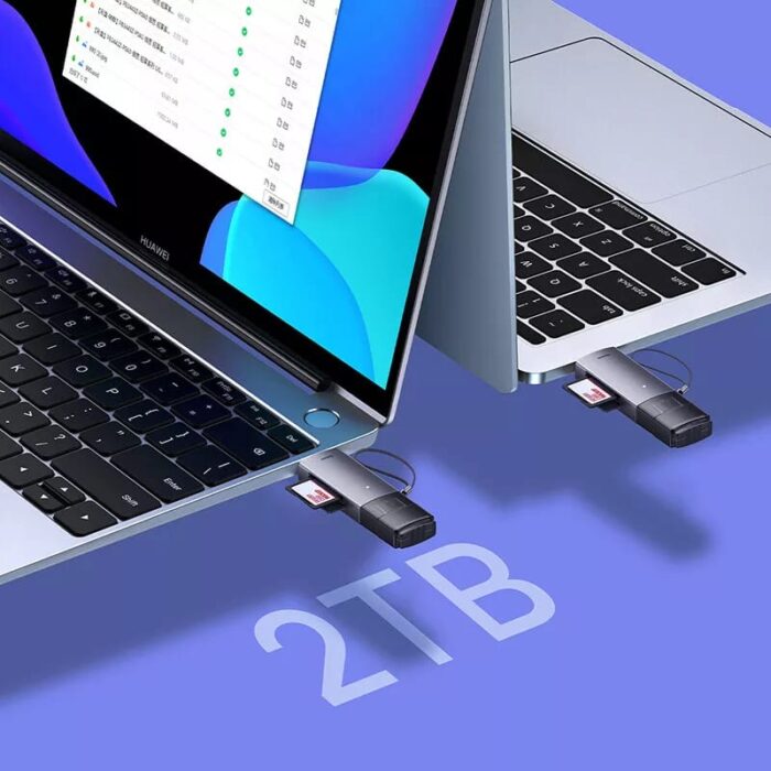 Baseus AIRJOY USB-A TYPE-C To SD/TF Card Reader - Image 4