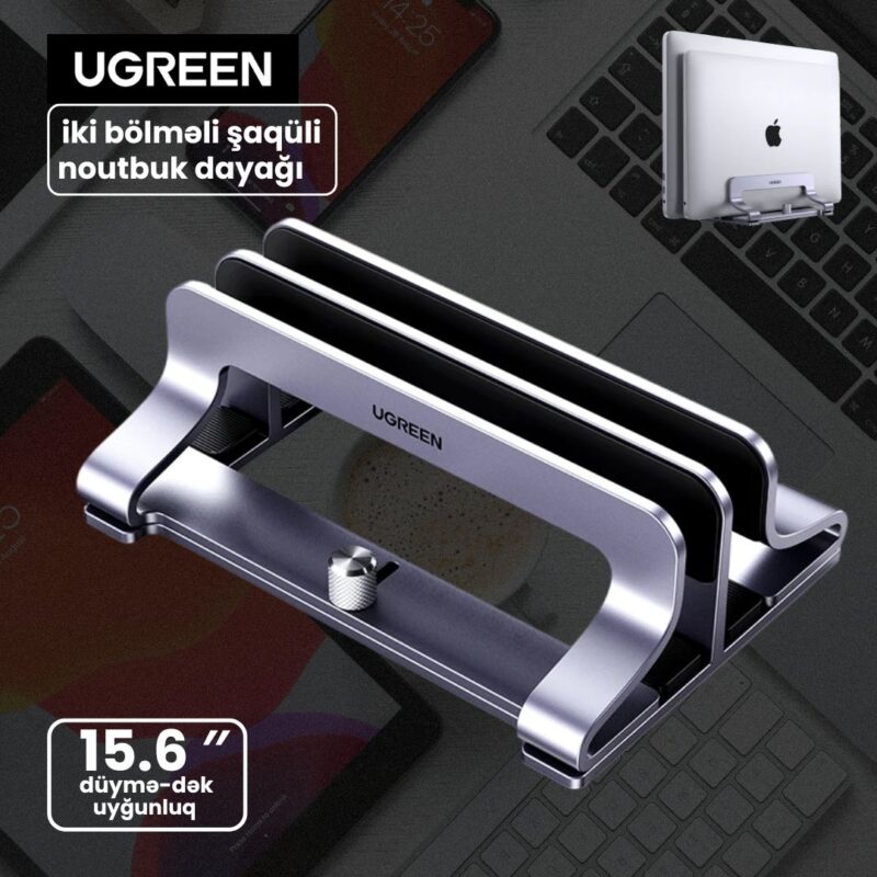 Ugreen Vertical Laptop Stand Dual-slot