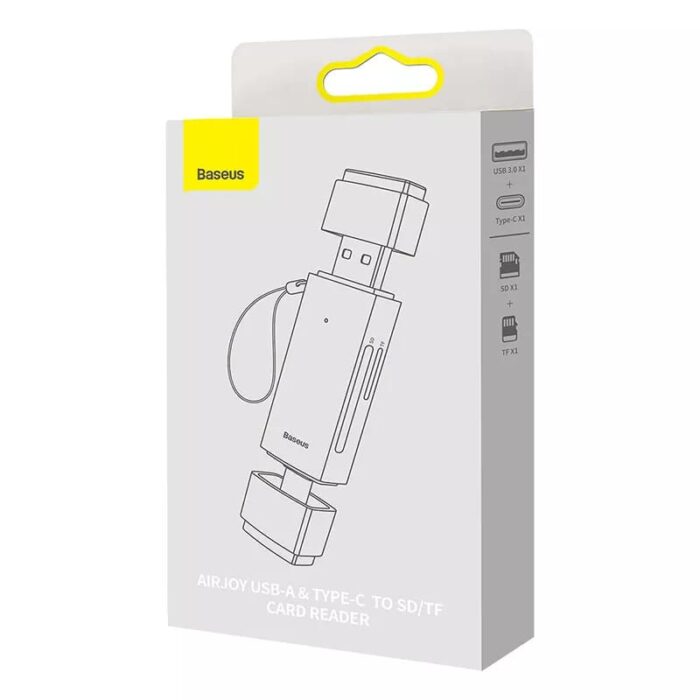 Baseus AIRJOY USB-A TYPE-C To SD/TF Card Reader - Image 5