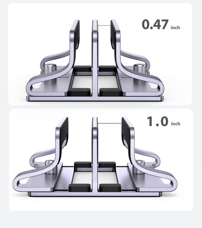Ugreen Vertical Laptop Stand Dual-slot - Image 5