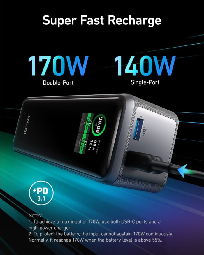 Anker Power Bank GaN Prime 27650mAh 250W - Image 9
