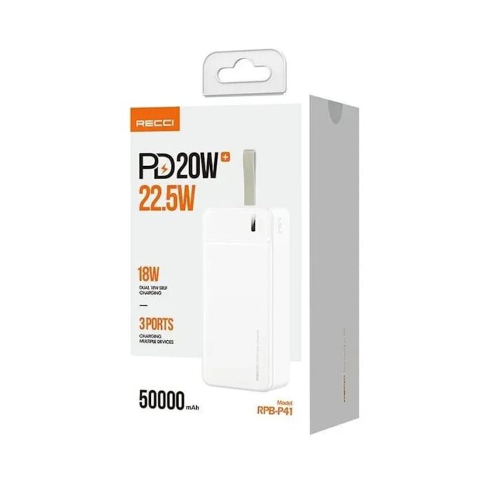 Recci Power Bank 50.000 Mah - Image 6