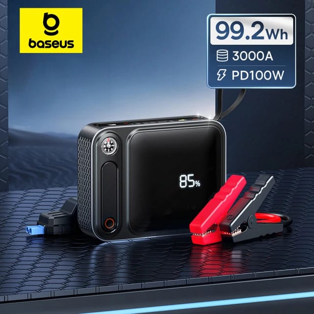 Baseus 3000A Car Jump Starter+Power Bank 26800 mAh