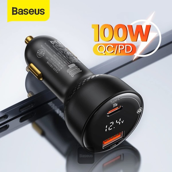 Baseus 100W Car Charger QC 4.0