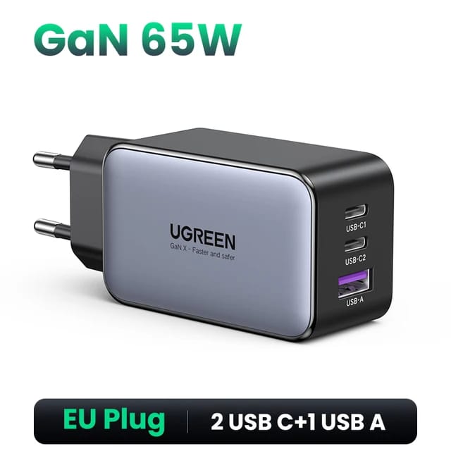 Ugreen Nexode 65W GaN Charger-3 Ports