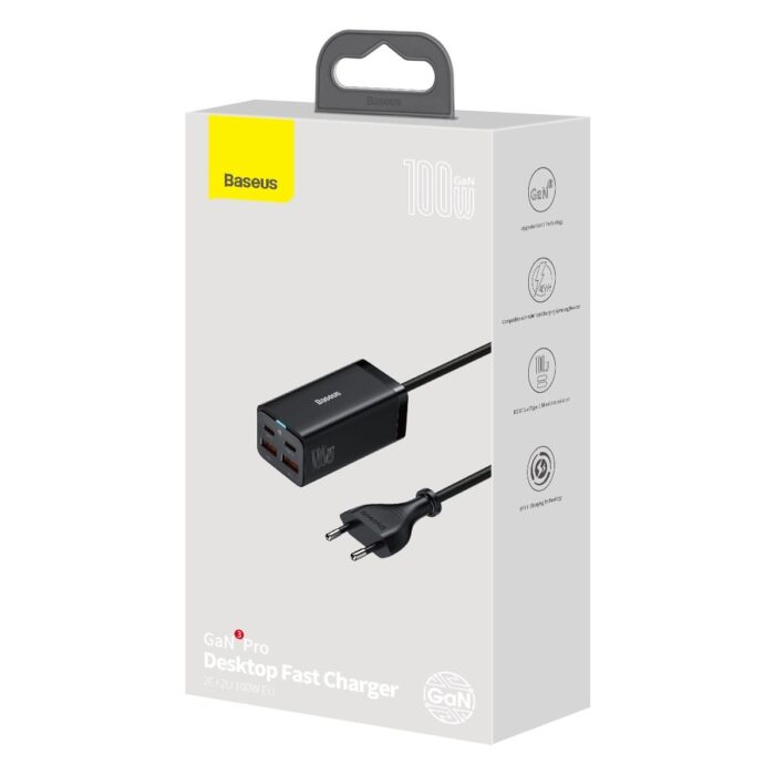 Baseus GaN3 Pro 100W Desktop Fast Charger - Image 7