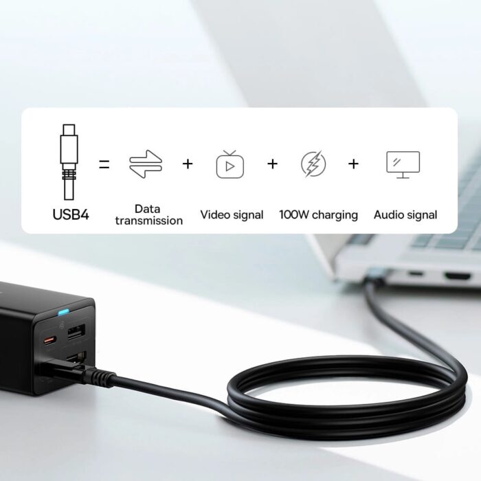 Baseus GaN5 Pro 67W Desktop Charger HDMI - Image 4