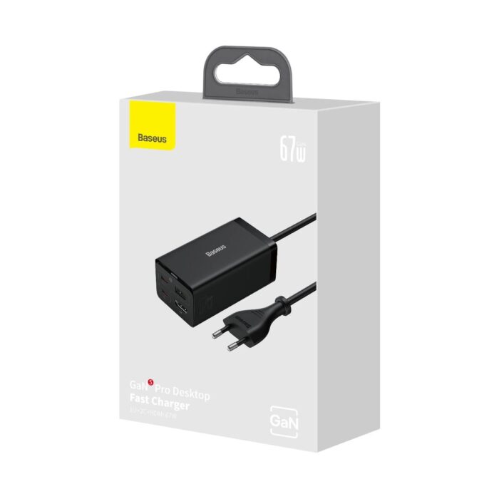 Baseus GaN5 Pro 67W Desktop Charger HDMI - Image 7