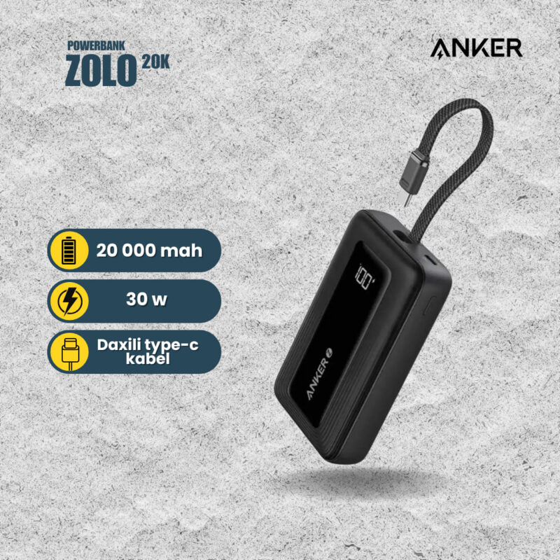 Anker Power Bank 20.000 mAh 30W