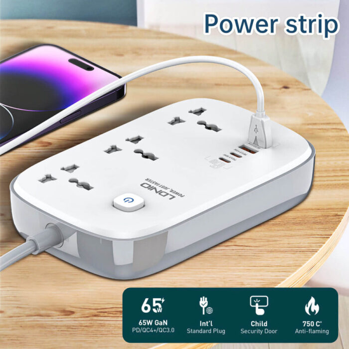 Ldnio SC3416 Power Strip - Image 2