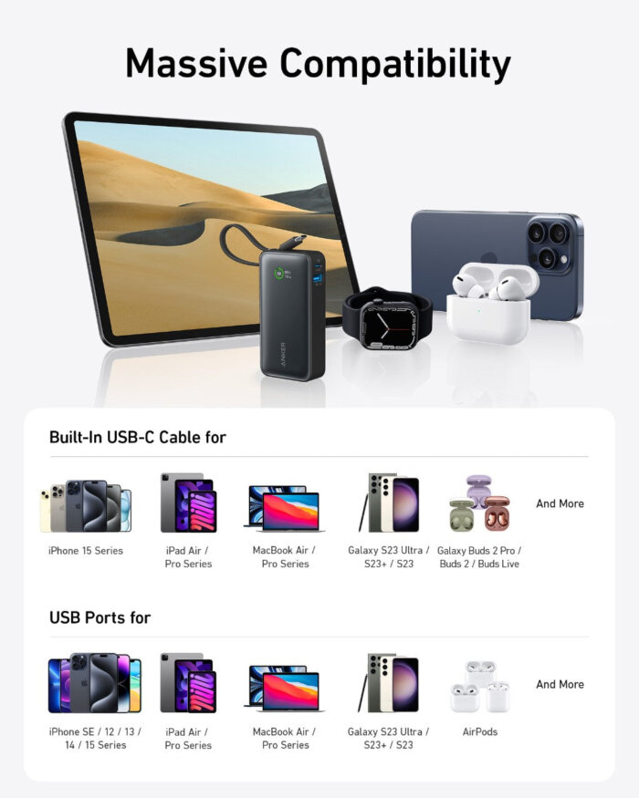 Anker Nano Power Bank, 10,000 mAh 30W - Image 3