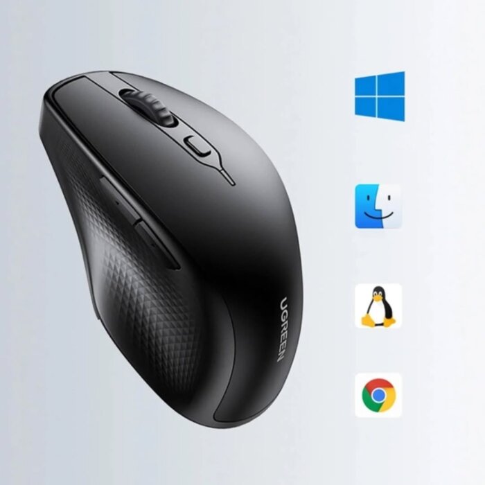 Ugreen  Wireless Mouse Bluetooth 5.0 Ergonomic 4000 DPI - Image 3