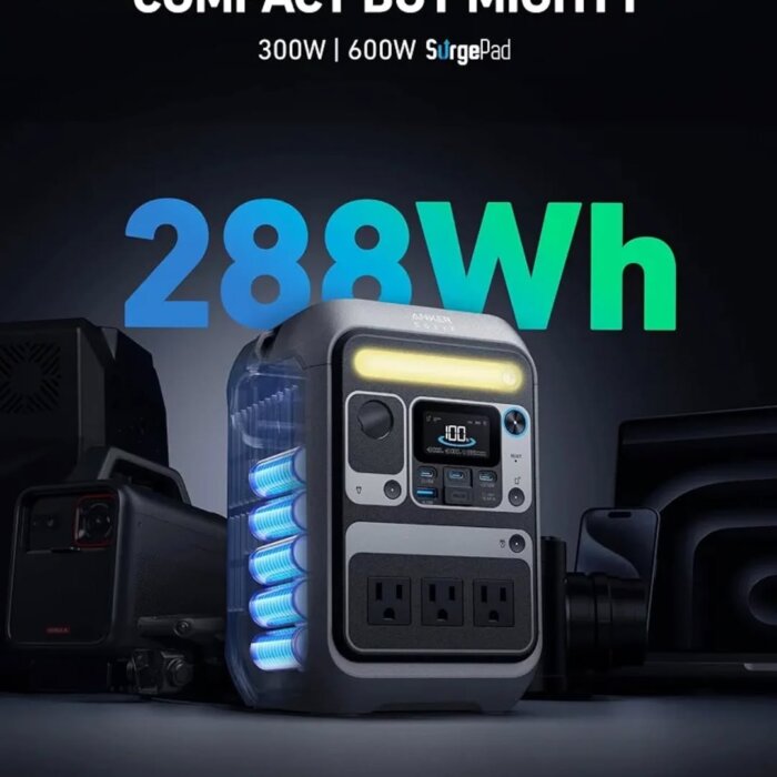 Anker Solix C300 Portable Power Station - Image 3