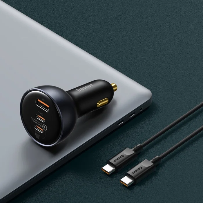 Baseus Car Charger 160W Qualcomm Quick Charge - Image 4
