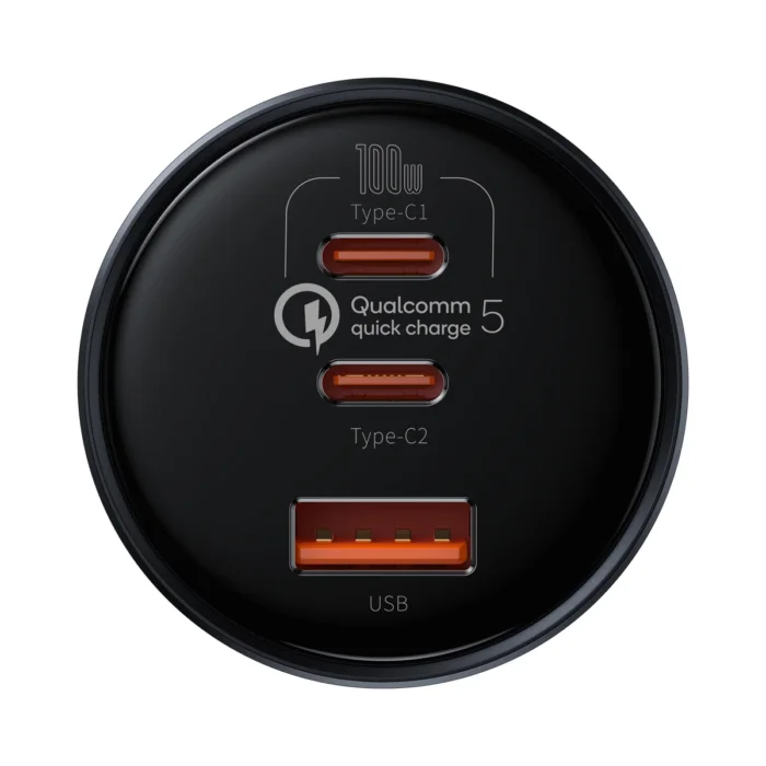 Baseus Car Charger 160W Qualcomm Quick Charge - Image 5