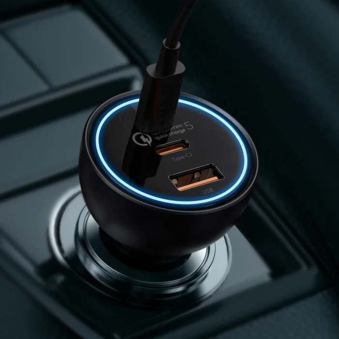 Baseus Car Charger 160W Qualcomm Quick Charge - Image 2