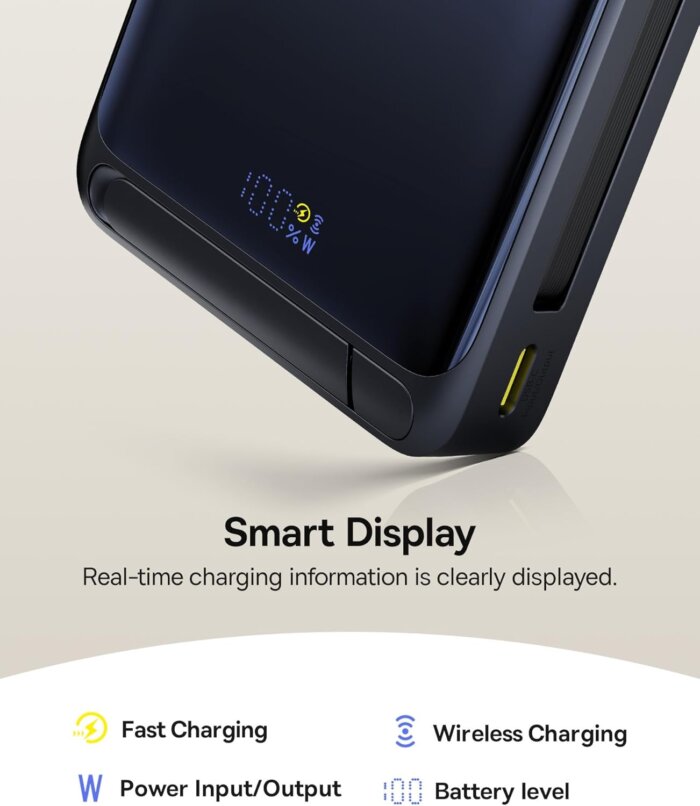 Baseus Power Bank Magnetic  Qi2 30W 10000mAh - Image 3