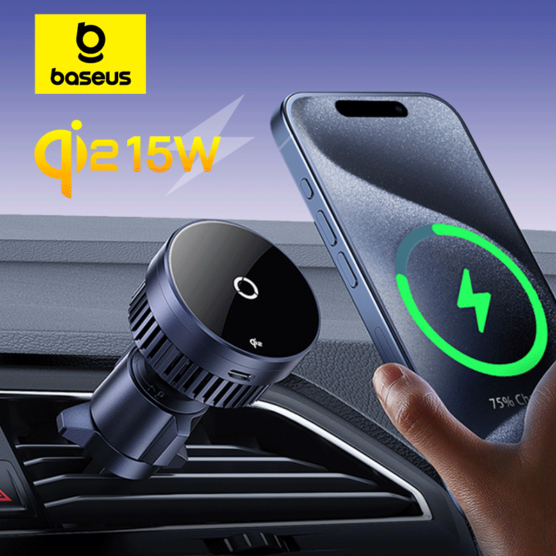 Baseus Qi2.0 15W Magnetic Car Charger