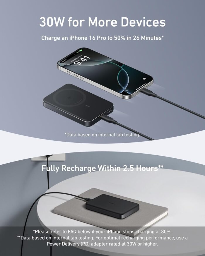 Anker Qi2 Power Bank Ultra Slim 10000mAh MagGo - Image 2