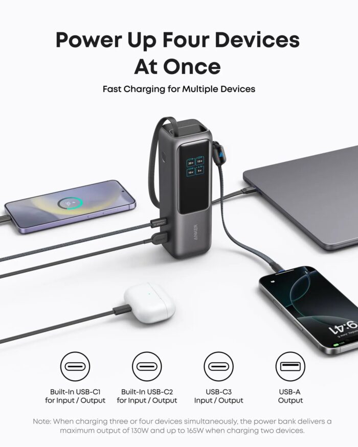 Anker Power Bank 25000mAh 165W Ultra-Fast - Image 6