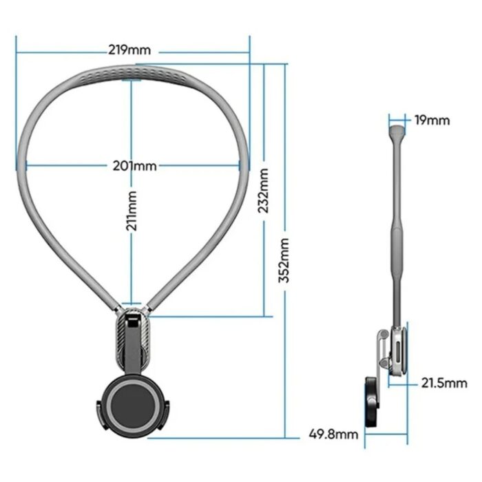 Jmary  2 in 1 Magnetic Neck Phone Holder - Image 5