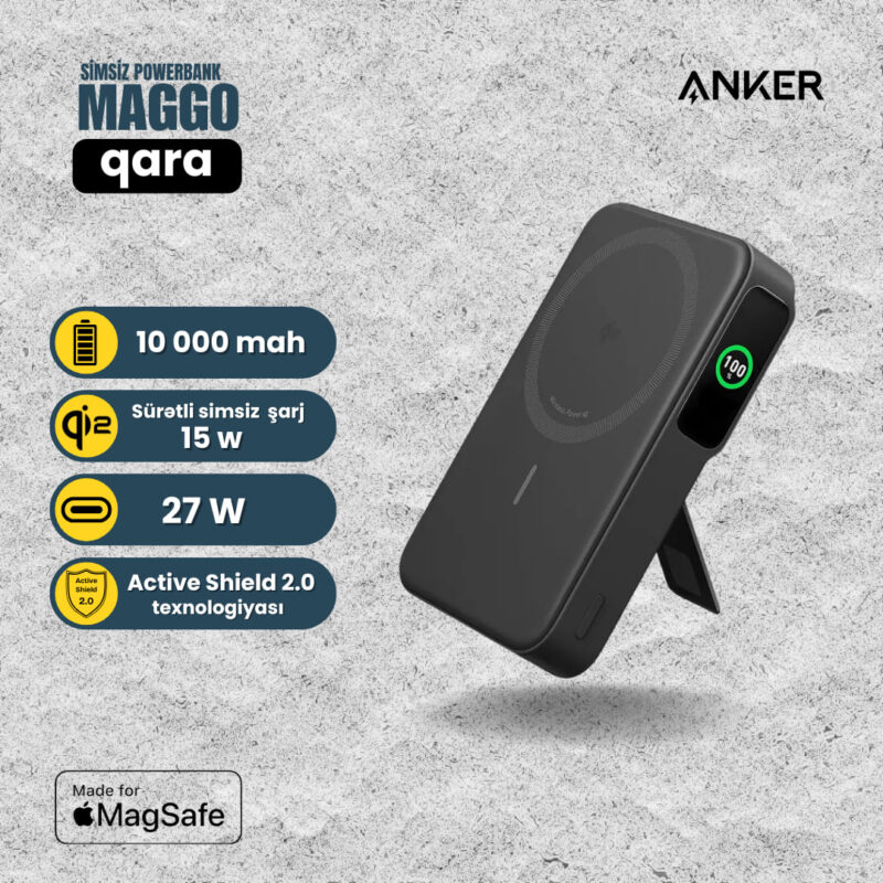 Anker MagGo Qi2 Magsafe 10.000 mAh 15W
