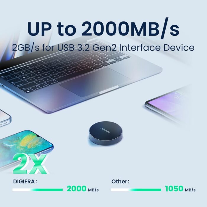 Digiera 1TB Magnetic Portable SSD - Image 2