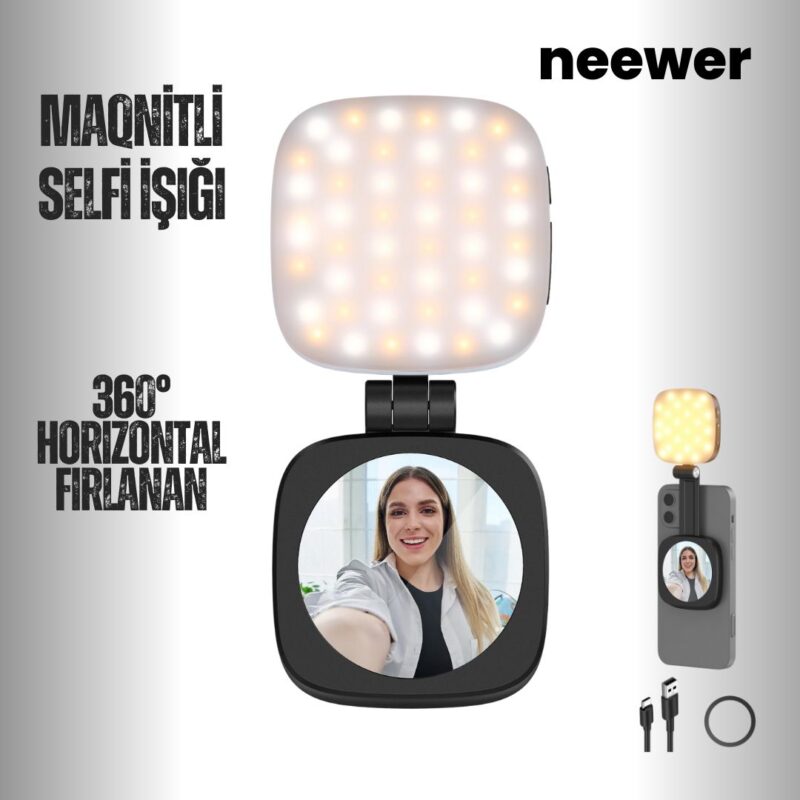 NEEWER NL48B Magnetic Selfie Light