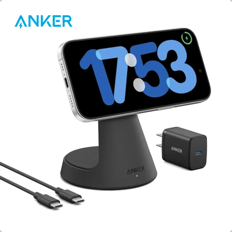 Anker MagGo 2-in-1 Dock Stand Qi2 15W