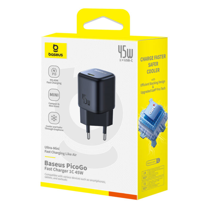 Baseus 45W PD Charger Gan Pro 6 - Image 5
