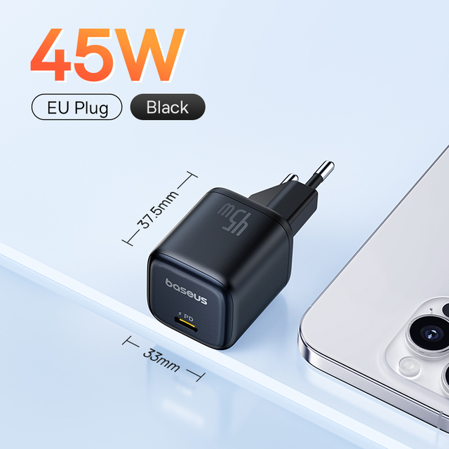 Baseus 45W PD Charger Gan Pro 6
