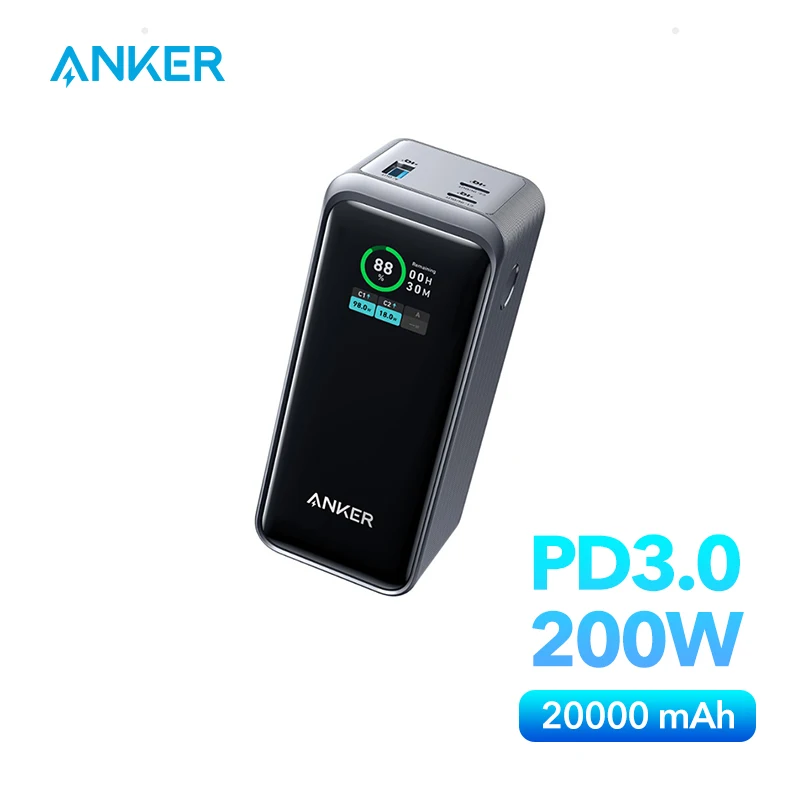 Anker Prime 20.000mAh Power Bank 200W
