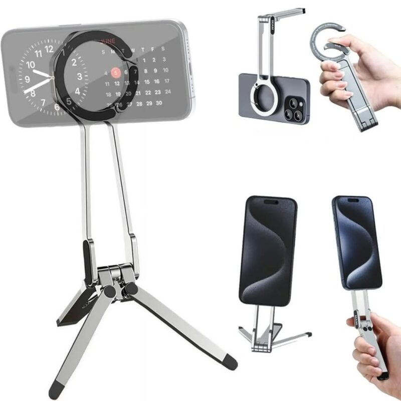 Magnetic Spring Buckle Phone Tripod