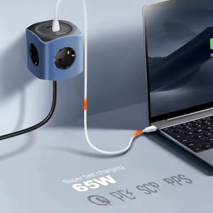 Ldnio  2500W 6-in-1 Power Socket Cube - Image 6