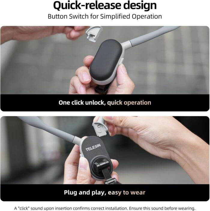 Telesin Magnetic Neck Mount - Image 2