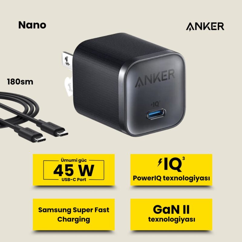 Anker Nano Charger 45W US