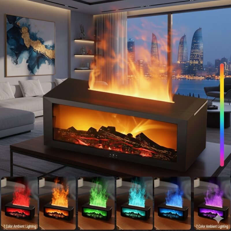 Flame Fireplace Aromatherapy Diffuser